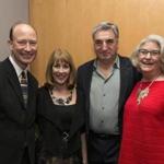 From left: WGBH president Jon Abbott, actress Phyllis Logan, actor Jim Carter, and ?Masterpiece? executive producer Rebecca Eaton.
